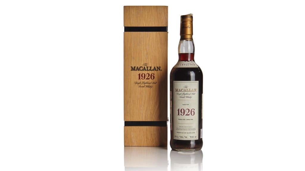 Record pour un Macallan 1926 adjugé chez Sothby's à plus de 5